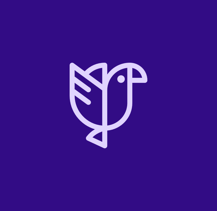 logo kaoa fond violet